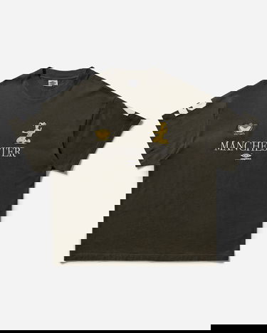 T-shirt Umbro Cult Unity Manchester Graphic Oversized T-Shirt with Number 2 Sleeve Brun | UBMW0397JY121 GRN0010, 4