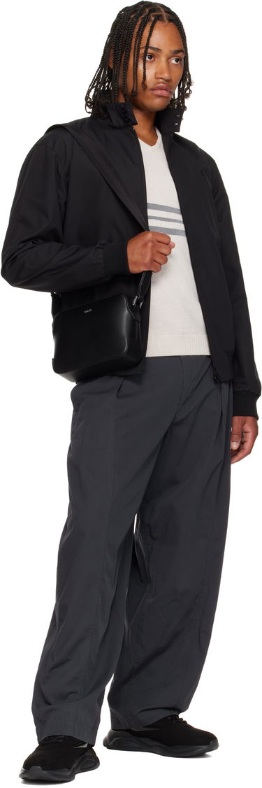 Skuldertaske BOSS BOSS Textured Logo Crossbody Bag Sort | 50548274, 3