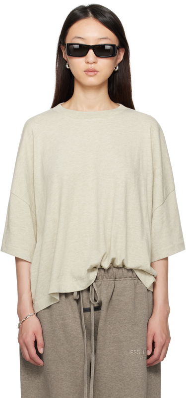 T-shirt Fear of God Fear of God ESSENTIALS Boxy T-Shirt Beige | 125SP255892FW, 0
