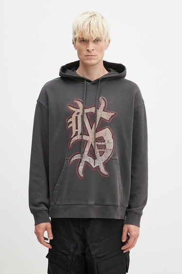 Sweatshirt Ksubi Biggie Hoodie Grå | MFA24FL017, 0