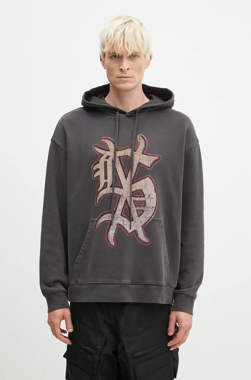 Sweatshirt Ksubi Biggie Hoodie Grå | MFA24FL017