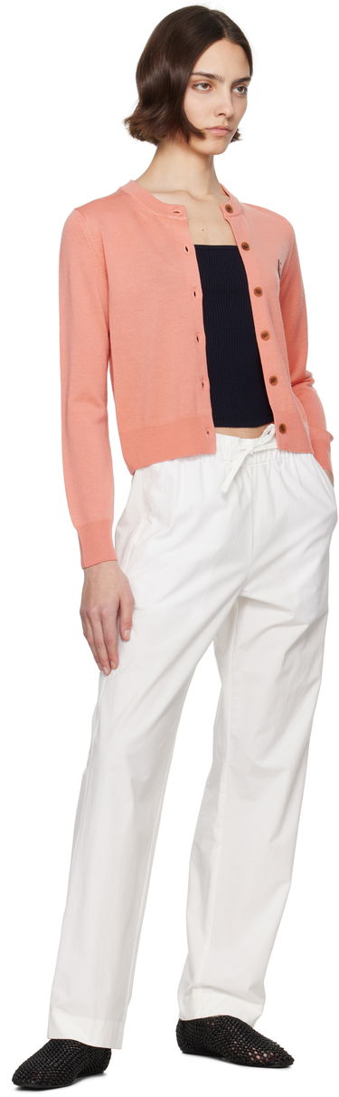 Sweater MAISON KITSUNÉ Bold Fox Head Patch Cardigan Mørkeblå | MW00508KT1036, 3