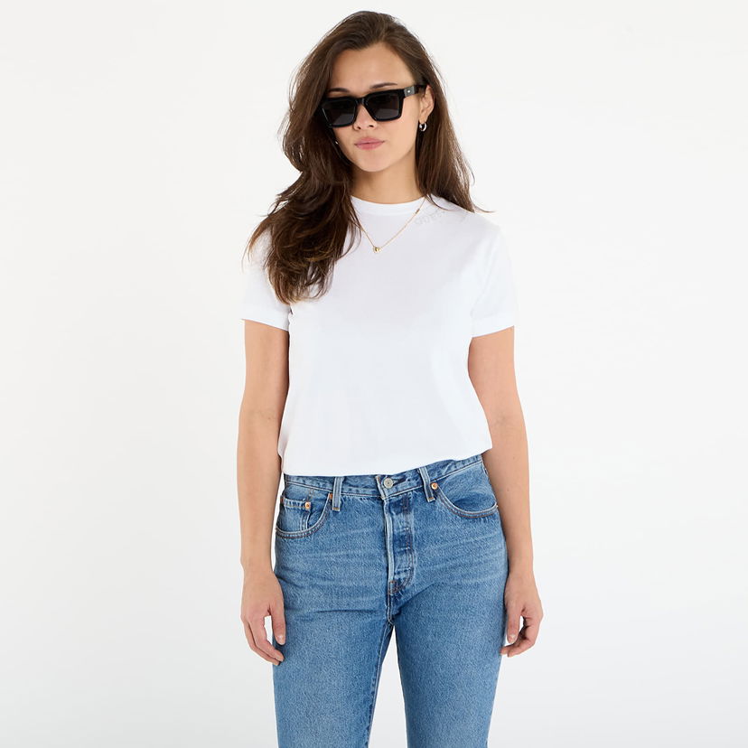 T-shirt GUESS Calida Short Sleeve T-Shirt Hvid | V5BI12K8FQ4-G011