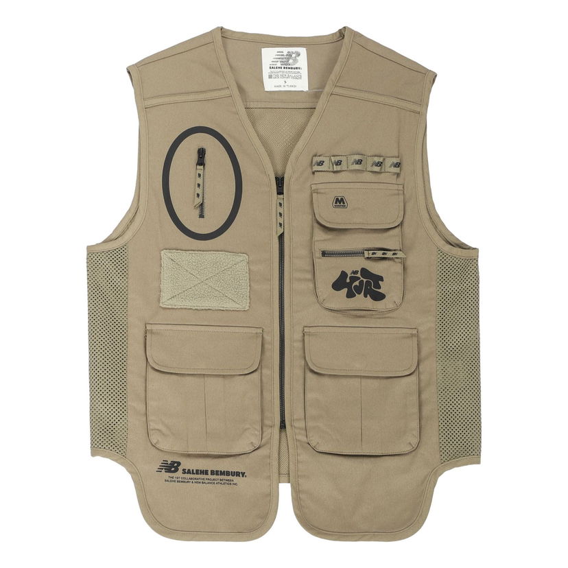 Vest New Balance Salehe Bembury Yurt Utility Vest Beige | MV11563-CGN