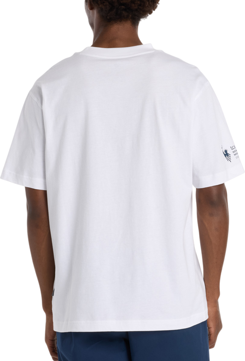 T-shirt New Balance NYC Marathon Statue of Liberty Graphic T-Shirt Hvid | mt53536m-wt, 1