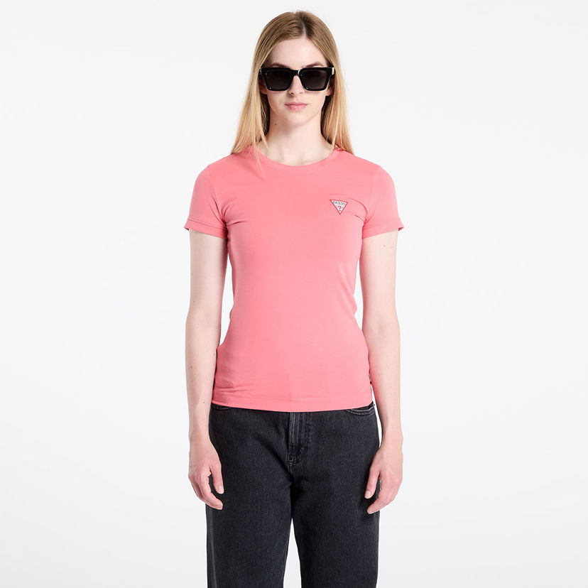 T-shirt GUESS GUESS Mini Triangle Tee Lyserød | W2YI44J1314-A60R