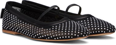 Kjole A.P.C. A.P.C. Swan Crystal-Embellished Ballerina Flats Sort | PAAGG-F53295, 3