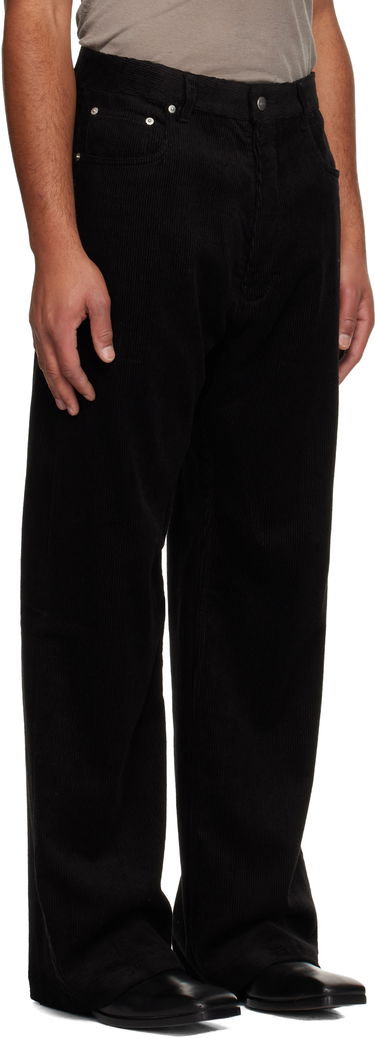 Bukser Rick Owens Corduroy Concordians Geth Trousers Sort | RU02E1333 MLC9, 1