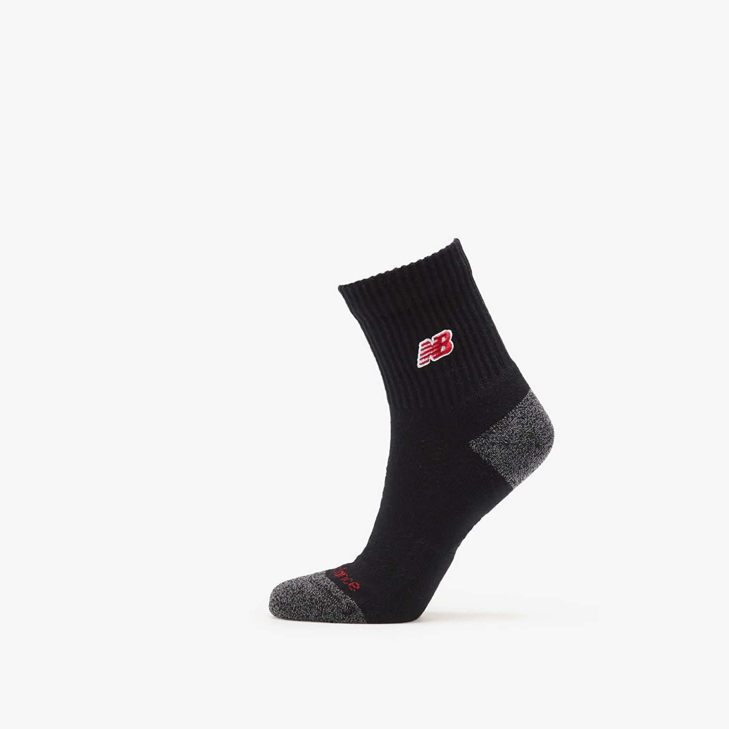 Sokker New Balance Active Premium Crew Quarter Socks (2 Pairs) Sort | LAS25304BK, 1