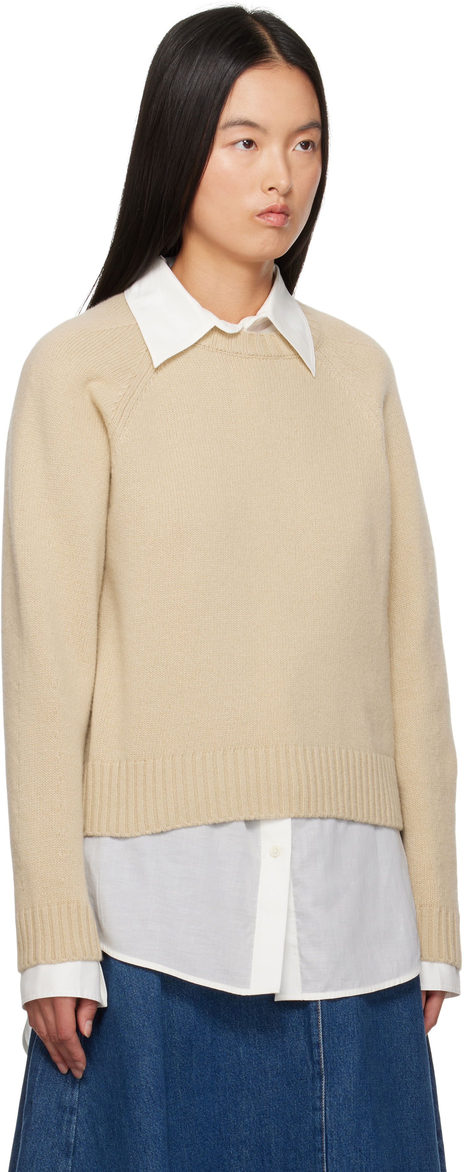 Sweater Max Mara Weekend Max Mara Gabbia Wool Sweater Beige | 2425366162600 MM12149, 1