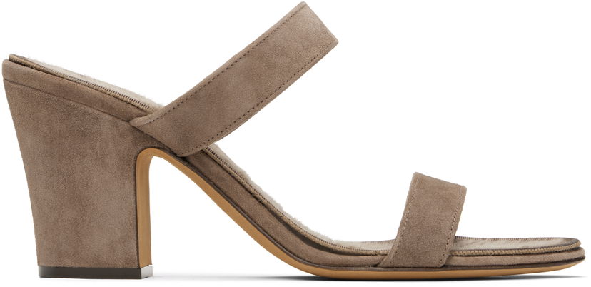 Kjole The Row The Row Awar Strap Heeled Sandals Grå | F1595-L221