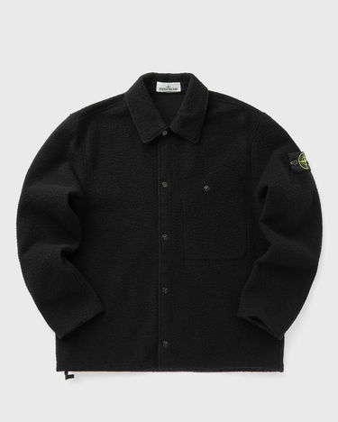 Skjorte Stone Island Stone Island Bouclé Overshirt Sort | K2S151200021S0214.V0029, 1