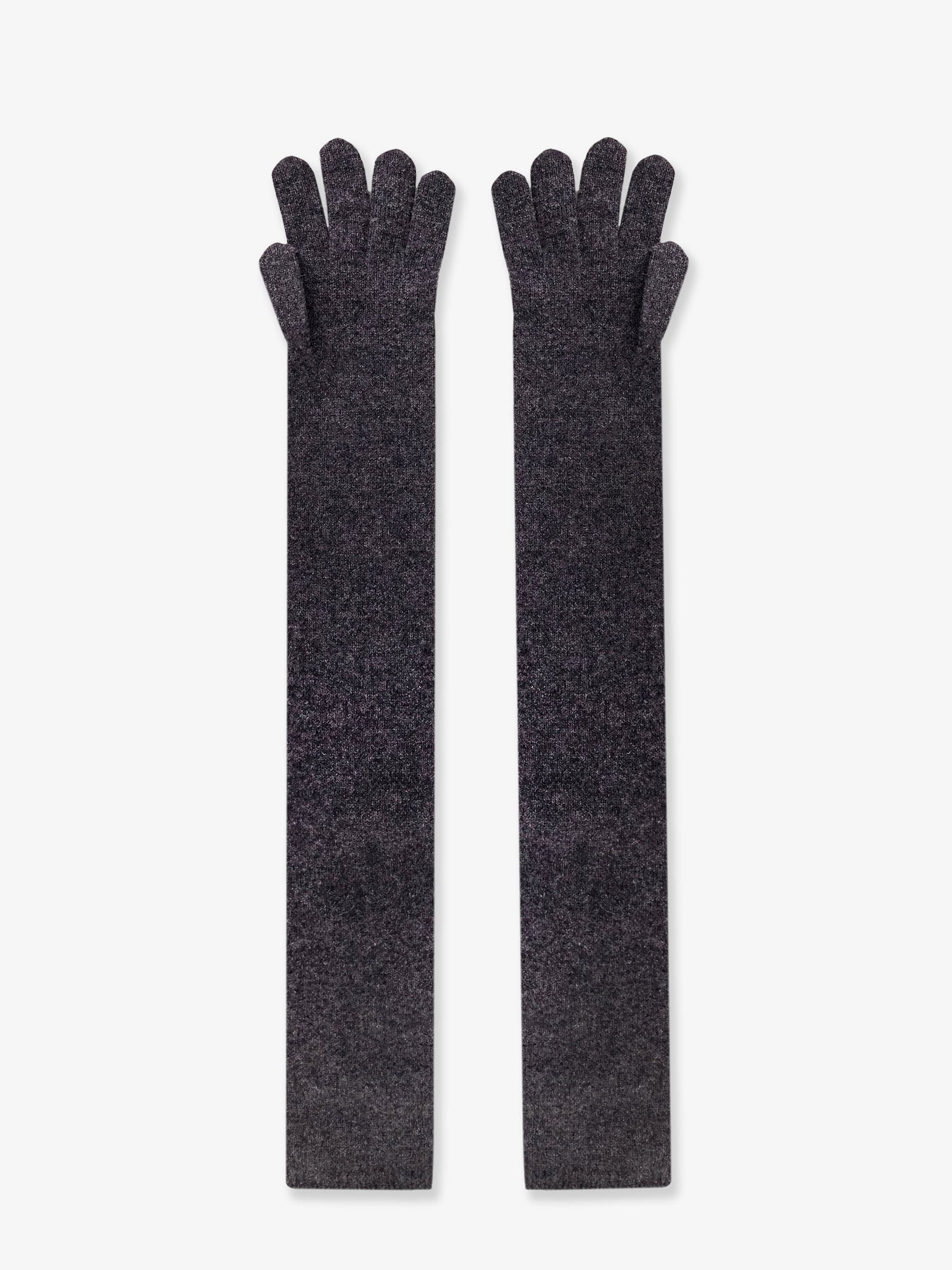 Handsker Max Mara Long Fingerless Gloves by Sort | 2424566013600011, 0