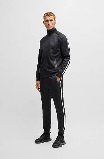 Joggingbukser BOSS Relaxed Fit Tracksuit Bottoms Sort | 50537373, 1
