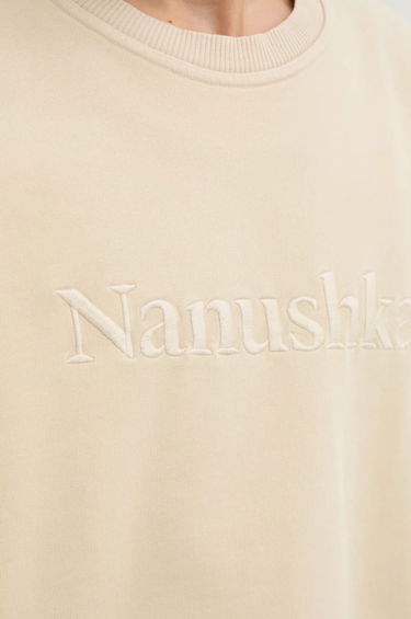 Sweatshirt Nanushka Remy Applique Sweatshirt Beige | NU24CRSH00273, 4