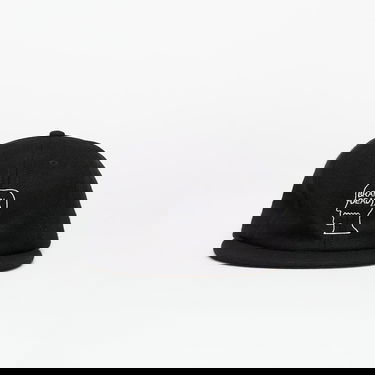 Kasket Brain Dead Flannel Logohead 6 Panel Hat Black Sort | BDF25H01004631BK01, 0