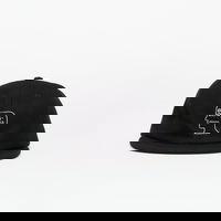 Flannel Logohead 6 Panel Hat Black