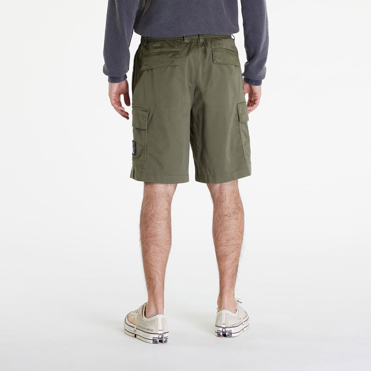 Shorts CALVIN KLEIN Cargo Shorts Dusty Olive Grøn | J30J325140 LDY, 1