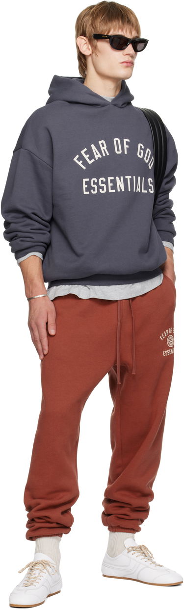 Joggingbukser Fear of God Fear of God ESSENTIALS Fleece Sweatpants Rød | 130HO242026F, 4