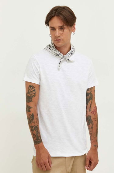 T-shirt Samsoe Samsoe Samsoe Samsoe T-Shirt Hvid | M00012516, 0