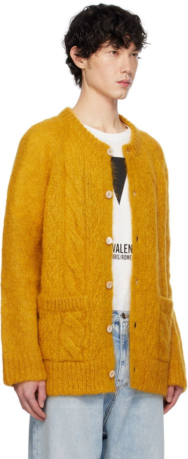 Sweater Valentino Valentino Mohair Cardigan Gul | 6V3KA04KAPB, 1