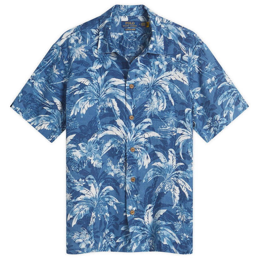 Skjorte Polo by Ralph Lauren Ralph Lauren Surf Club Vacation Shirt, Size Large Blå | 710965897001