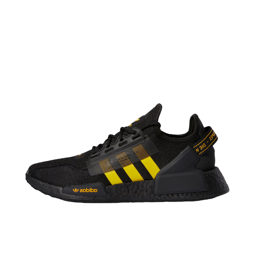 Sneakers og sko adidas Originals NMD R1 V2 Core Black Solar Gold Sort | GX3849