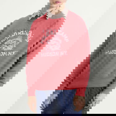 Sweatshirt Polo by Ralph Lauren Camp Sweatshirt with Fish and Hudson NY Graphic Rød | 710P05436-RED, 2