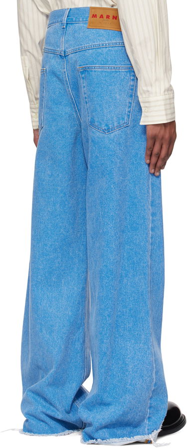 Jeans Marni Marni Patch Mid Rise Jeans Blå | PUJU0019Q2 USCX34, 2
