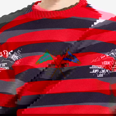 Sweater Patta Patta Stripe Flag Knit Jumper Rød | POC-SS25-7020-324-0004-084, 5