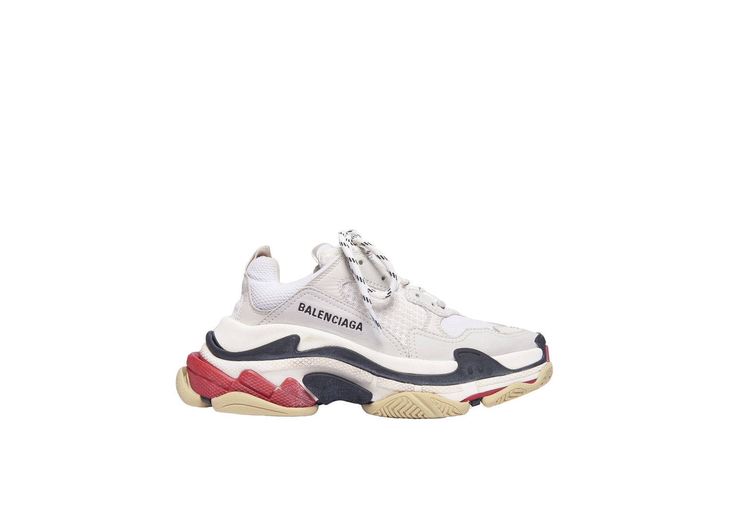 Sneakers og sko Balenciaga Triple S White Red W Hvid | 524037W09E19000, 0