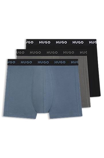 Boksere BOSS Three-pack stretch cotton boxer briefs Flerfarvet | 50532613, 0