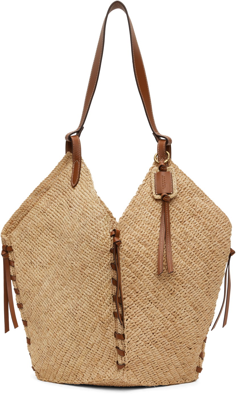 Mulepose ISABEL MARANT Isabel Marant Tampa Raffia Tote Beige | PM0066FA-C1X07M