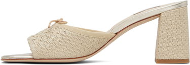 Tilbehør Repetto Repetto Jordana Raffia Mules Beige | VX4173RAFD, 2