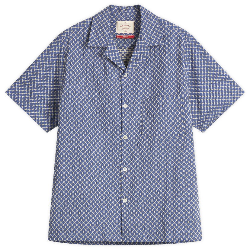 Skjorte Portuguese Flannel Flannel Vacation Shirt Blå | SS25-059-SKB
