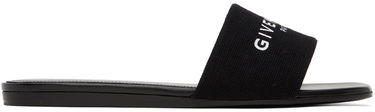 Tøj Givenchy Givenchy 4G Flat Sandals Sort | BE306FE1PU001, 0