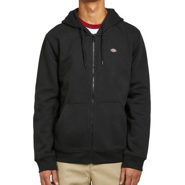 Sweatshirt Dickies Oakport Zip Hoodie Sort | DK0A4XD3BLK1, 1