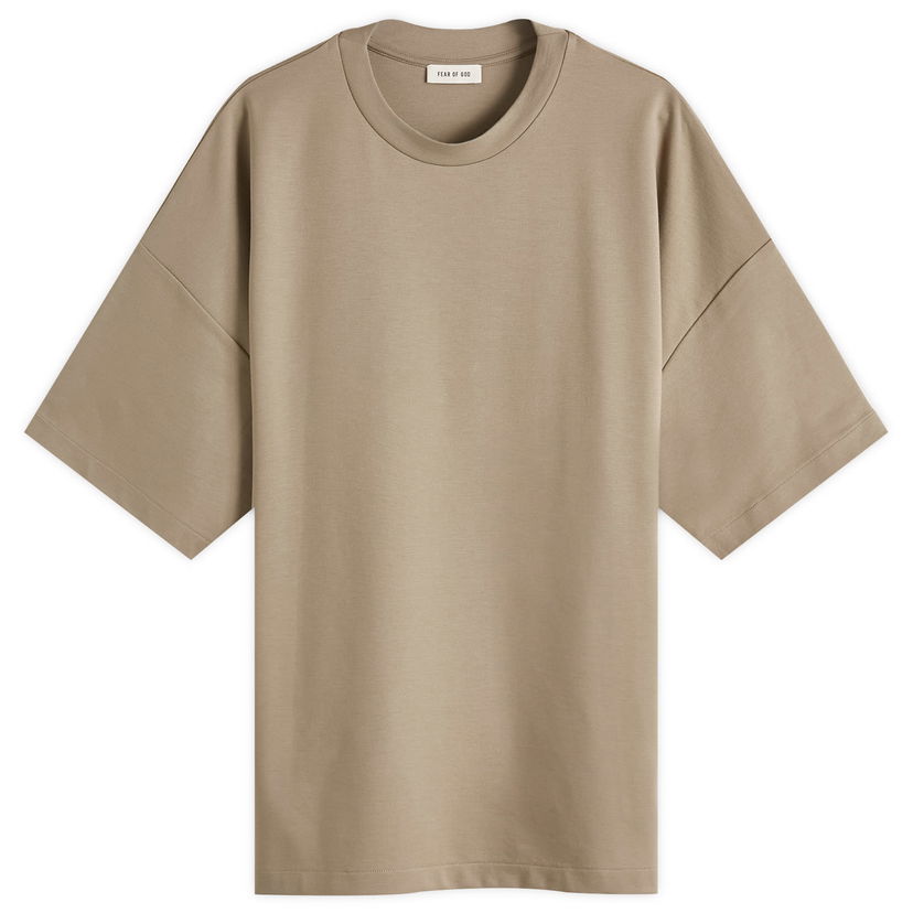 T-shirt Fear of God Fear Of God Short Sleeve T-Shirt, Size Large Beige | FGE250-520VIS-252