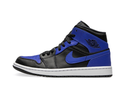 Limited Edition Jordan Air Jordan 1 Mid "Hyper Royal" Blå | 554724-077