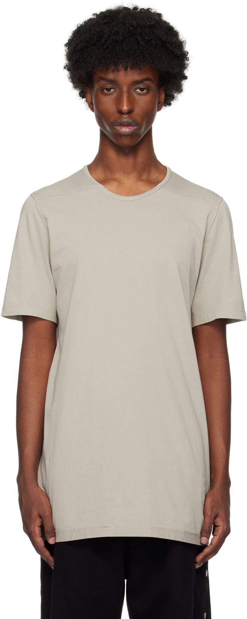 T-shirt Rick Owens Level T-shirt Grå | DU02D2250 RNP