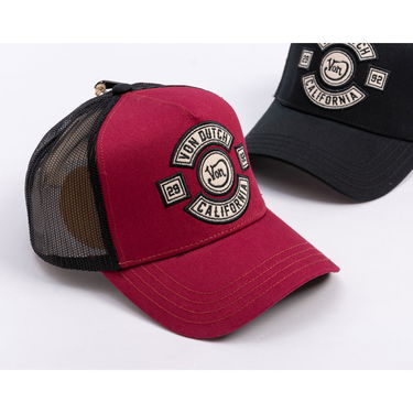 Kasket Von Dutch Von Dutch Trucker MC Logo Cap Bourgogne | VD/0/CAS1/BIK/BOR, 4