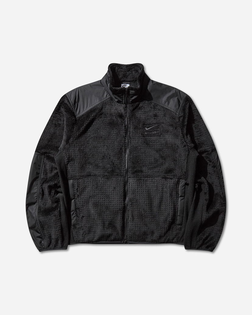 Jakke Nike High-Loft Fleece Full-Zip Jacket Sort | HQ8524-010