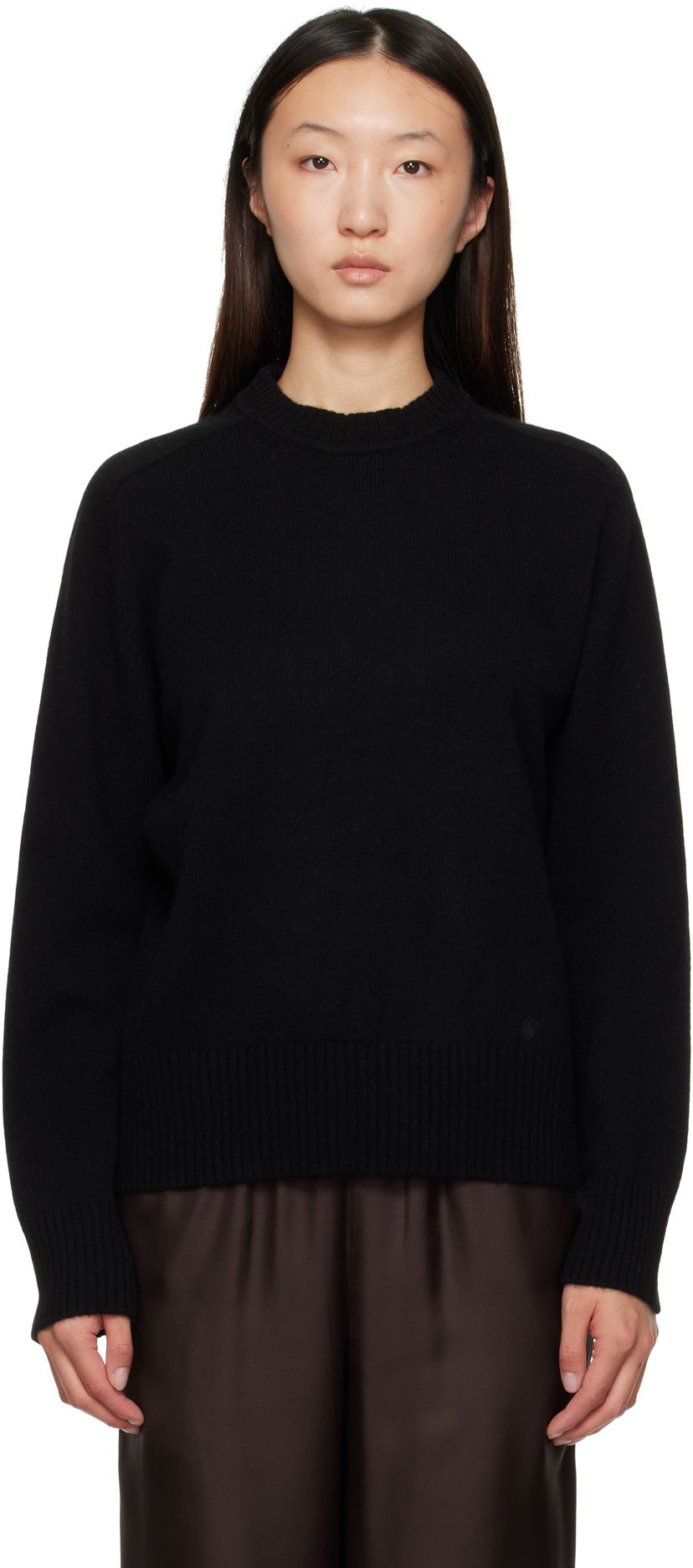 Sweater Loulou de Saison Loulou de Saison Baltra Cashmere Sweater Sort | BALTRA LDS