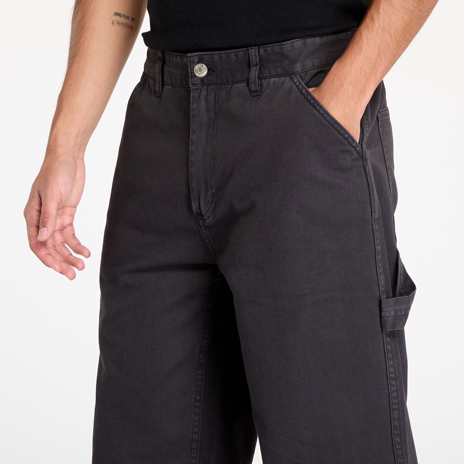 Bukser Awake NY Painter Pant Washed Black S Sort | AWK-FW24-PA001-BLK, 1