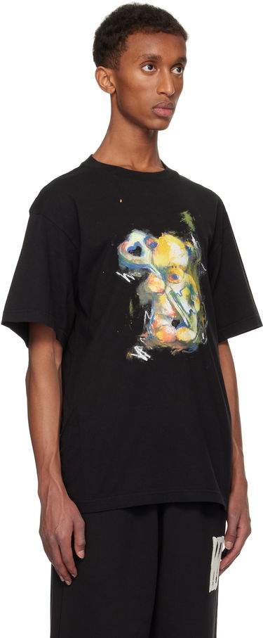 T-shirt We11done Teddy Bear Print T-Shirt Sort | WD-TT3-24-752-U-BK, 1