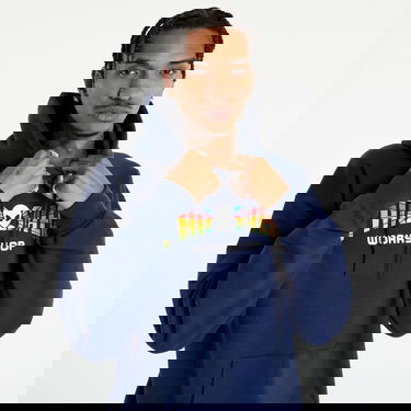 Sweatshirt Thrasher AWS Spectrum Hoodie Mørkeblå | 145283, 2