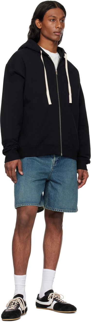 Sweatshirt Jil Sander Jil Sander Zipped Hoodie Sort | J47HG0106_J20039, 3