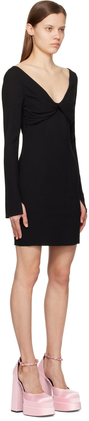 Kjole Blumarine Blumarine Twisted Minidress Sort | P322A283A, 3