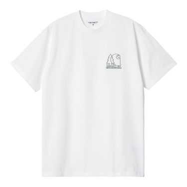 T-shirt Carhartt WIP Groundworks T-Shirt Hvid | I032889_02_XX, 1
