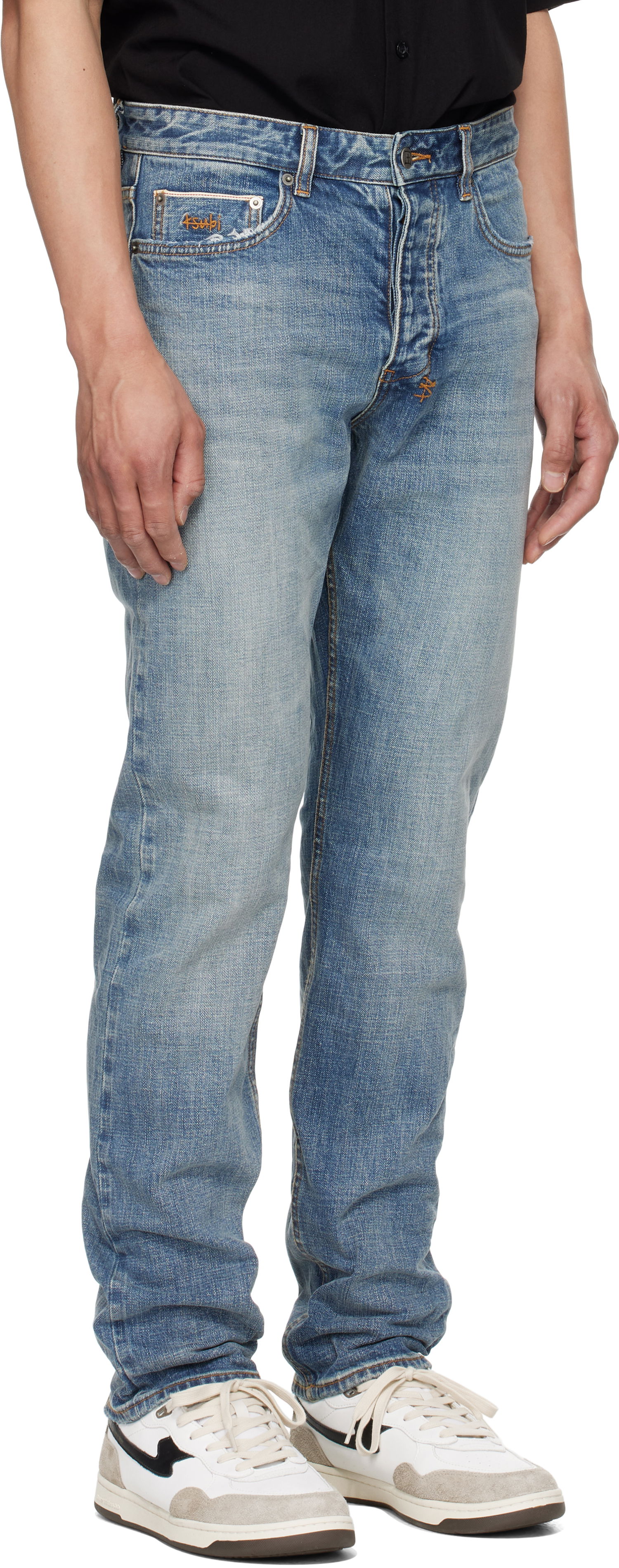 Jeans Ksubi Chitch Selvedge Jeans Blå | MSP25DJ012, 1